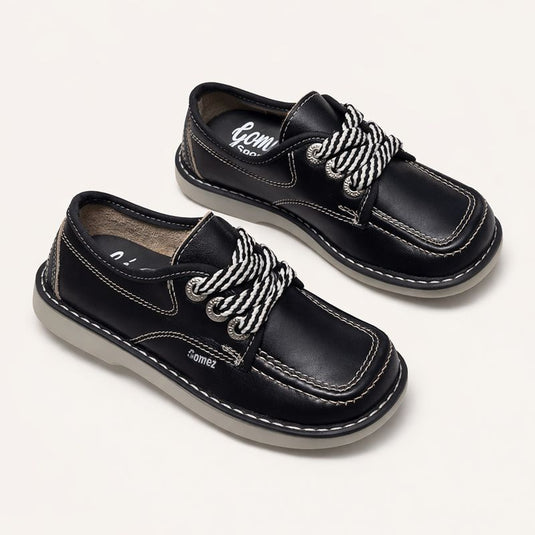 Zapatos Colegiales Goma Negros