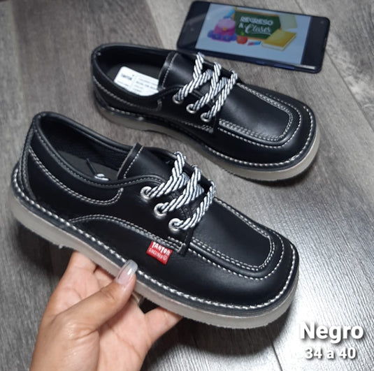 Zapato Colegial Gala Negro