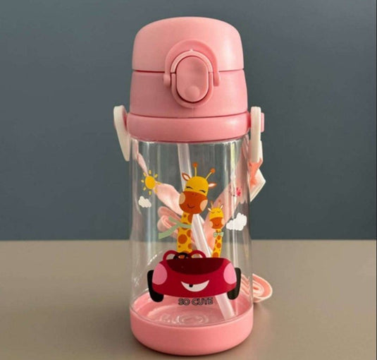 Vaso pitillo animalitos 420ml - habibatikids