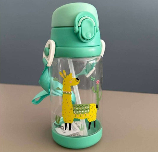 Vaso pitillo animalitos 420ml - habibatikids