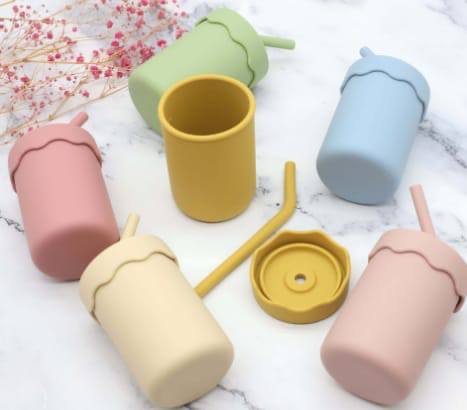 Vaso silicona pitillo - habibatikids